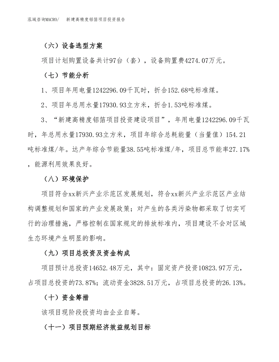 新建高精度铝箔项目投资报告(项目申请).docx_第2页