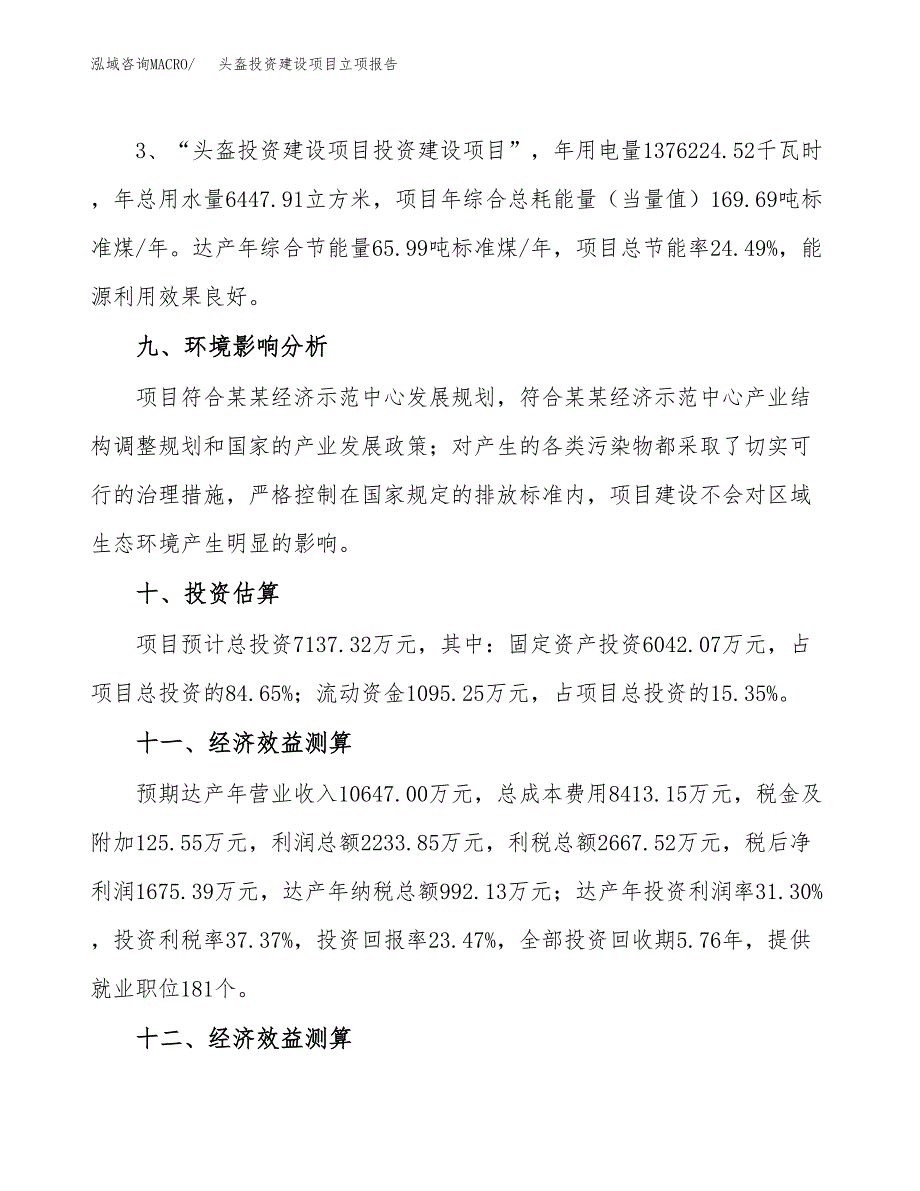 头盔投资建设项目立项报告(规划申请).docx_第4页