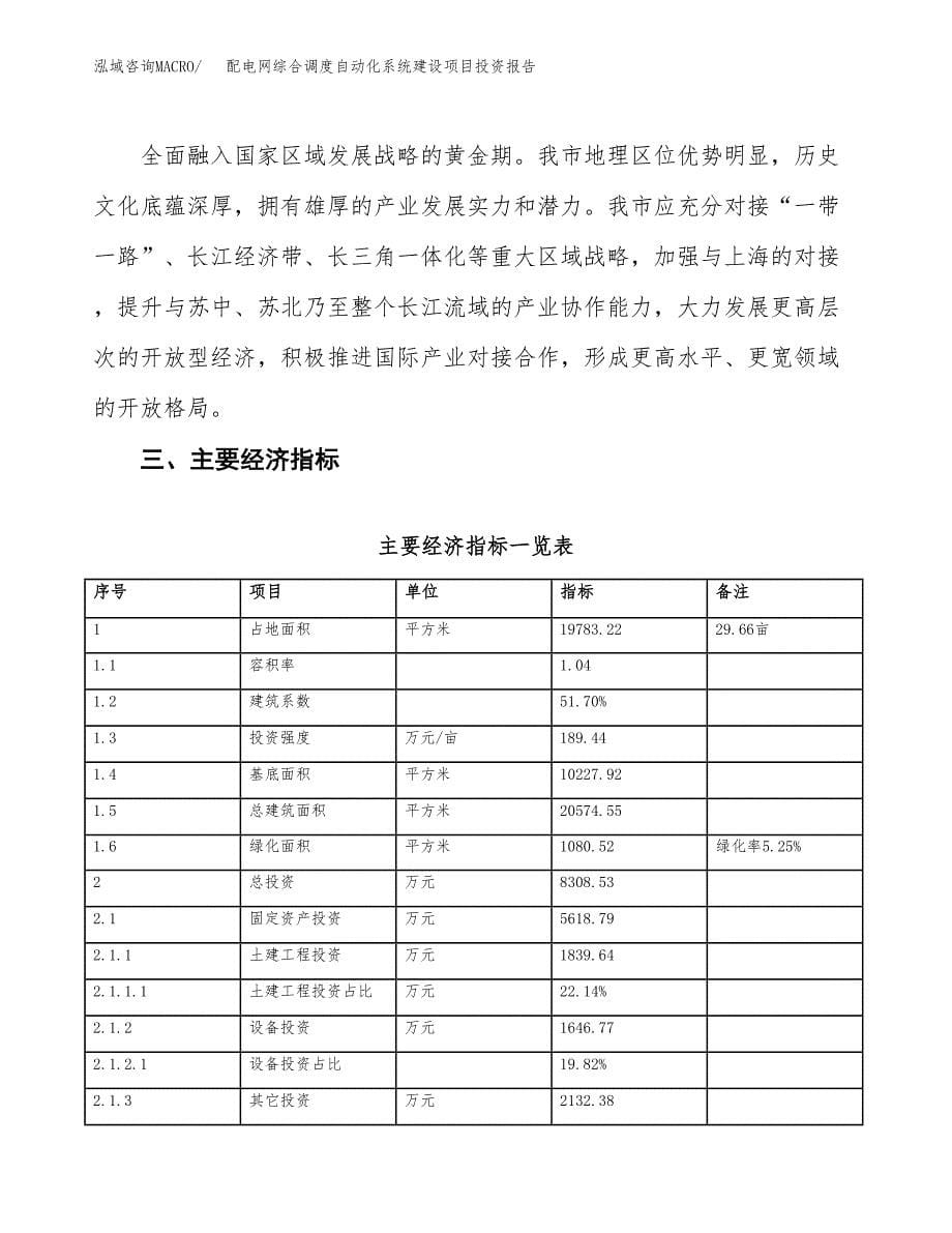 配电网综合调度自动化系统建设项目投资报告.docx_第5页