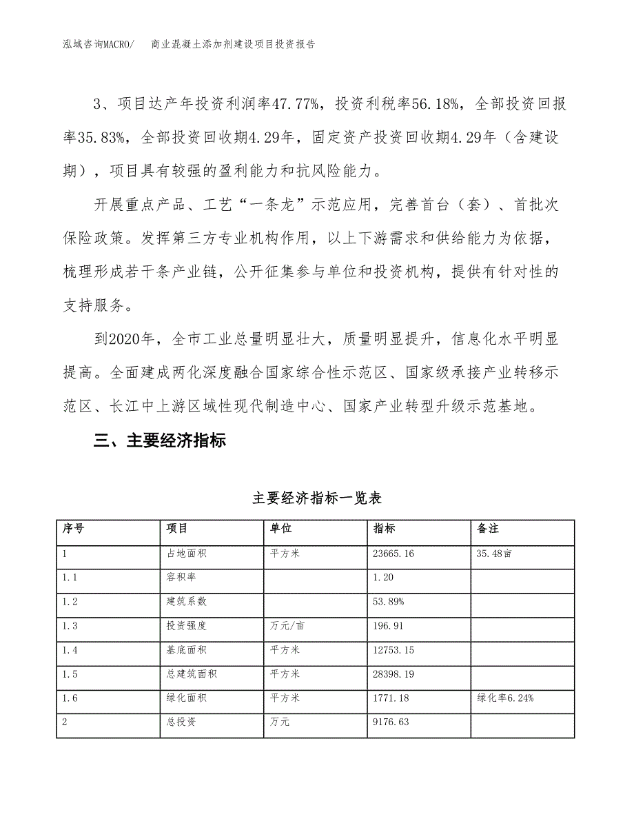 商业混凝土添加剂建设项目投资报告.docx_第4页