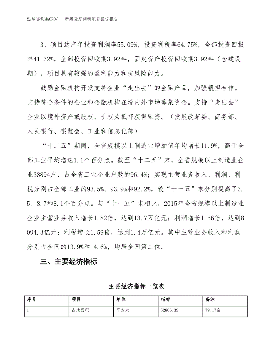 新建麦芽糊精项目投资报告(项目申请).docx_第4页