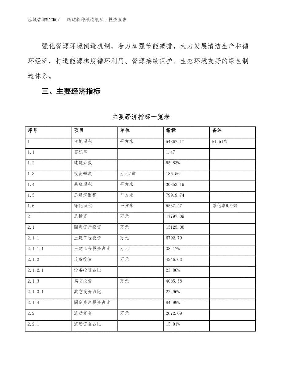 新建特种纸造纸项目投资报告(项目申请).docx_第5页