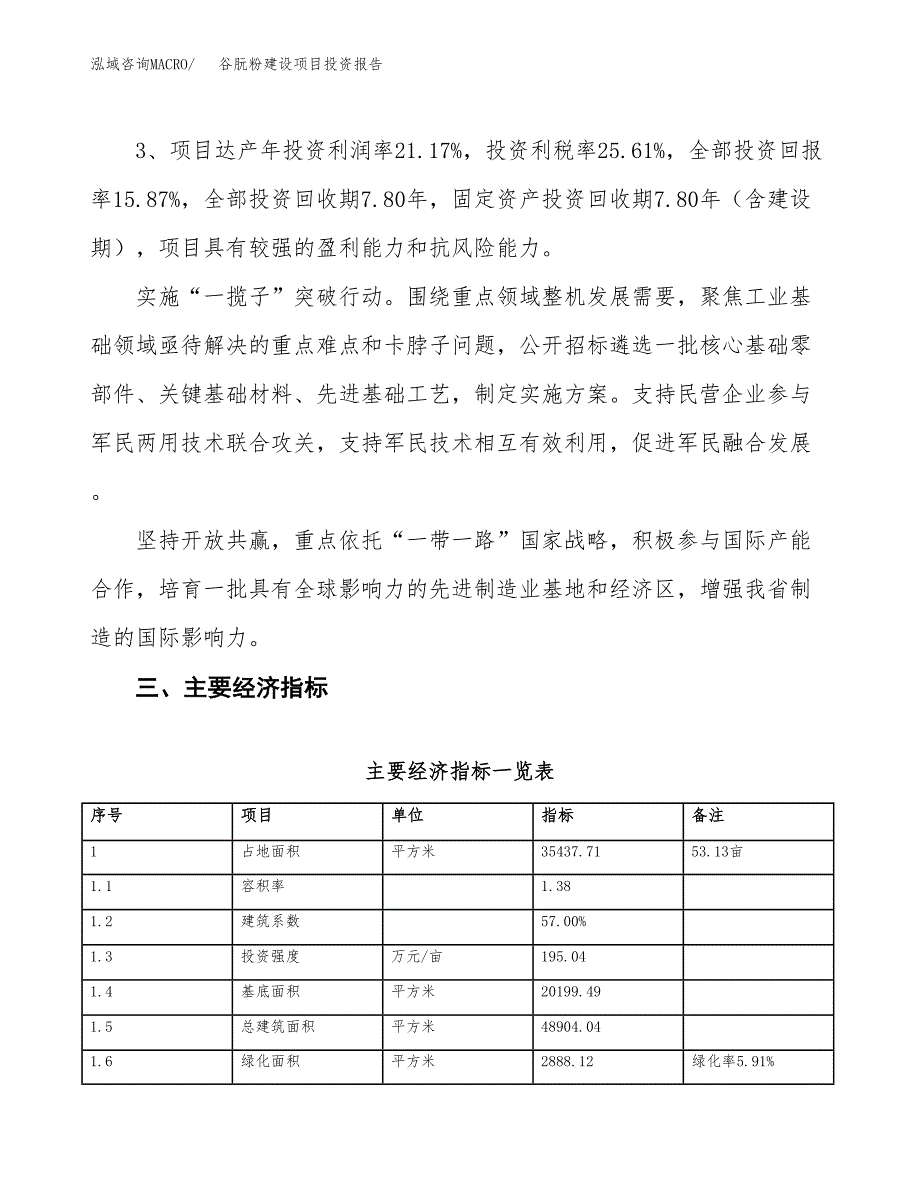 谷朊粉建设项目投资报告.docx_第4页