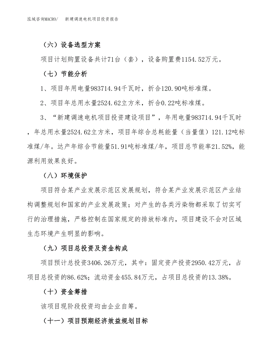 新建调速电机项目投资报告(项目申请).docx_第2页