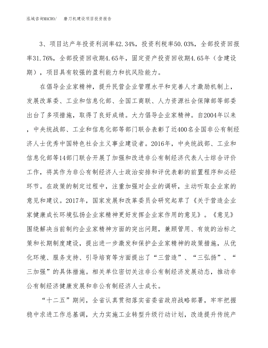 磨刀机建设项目投资报告.docx_第4页