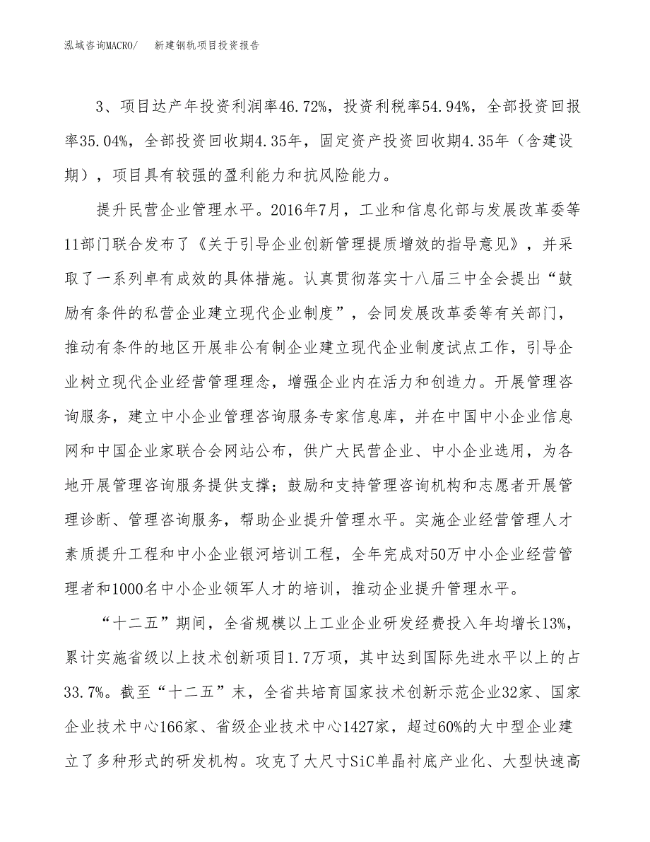 新建钢轨项目投资报告(项目申请).docx_第4页