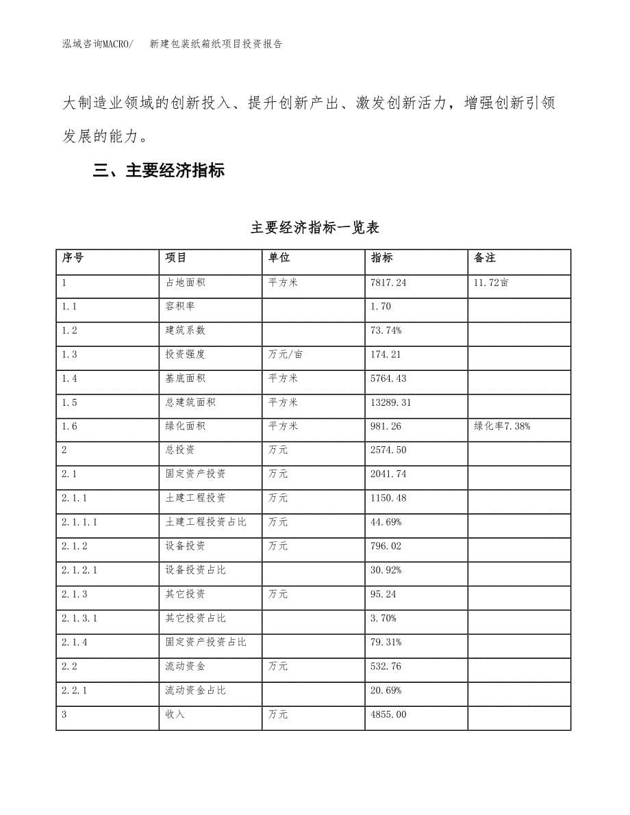 新建包装纸箱纸项目投资报告(项目申请).docx_第5页