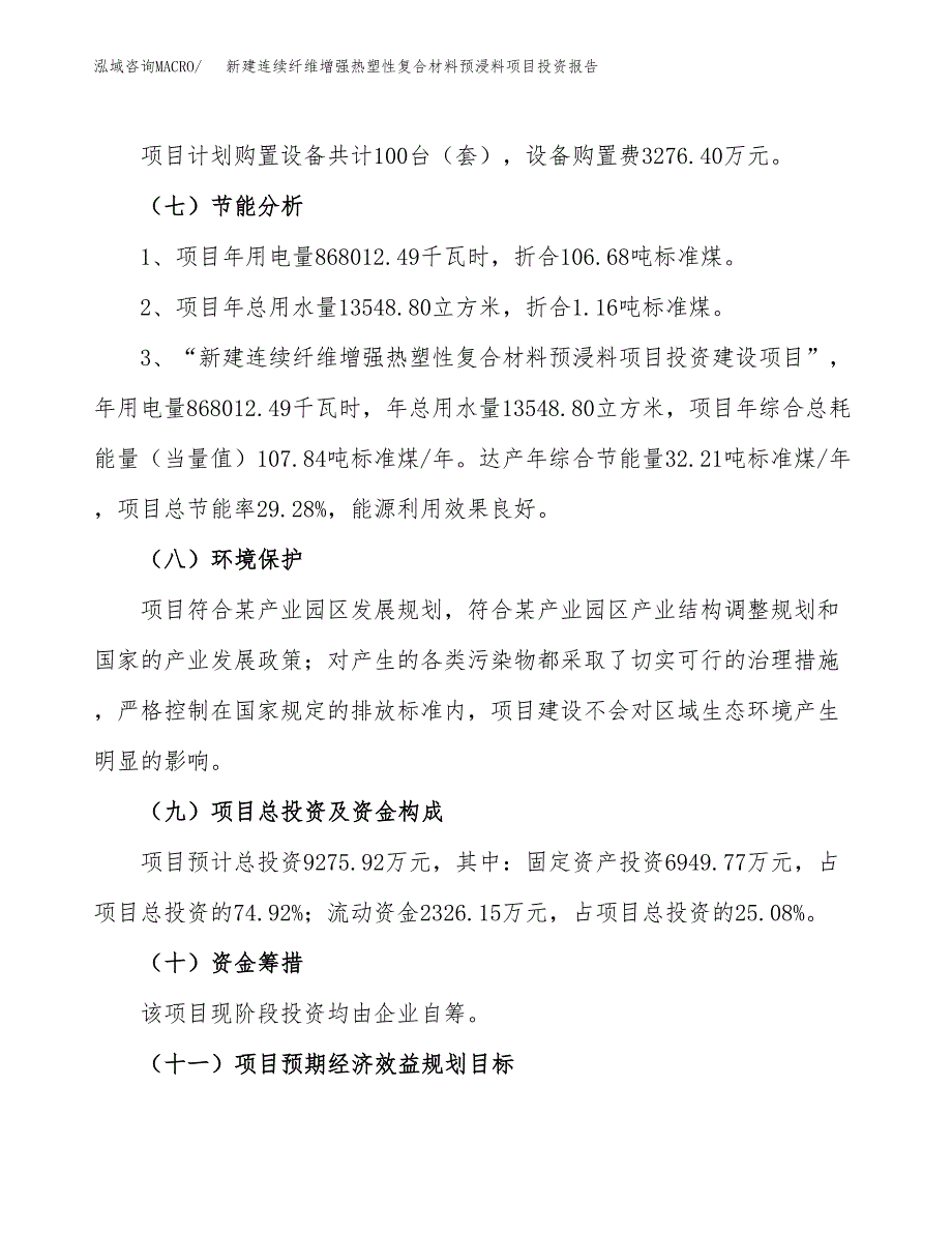 新建连续纤维增强热塑性复合材料预浸料项目投资报告(项目申请).docx_第2页