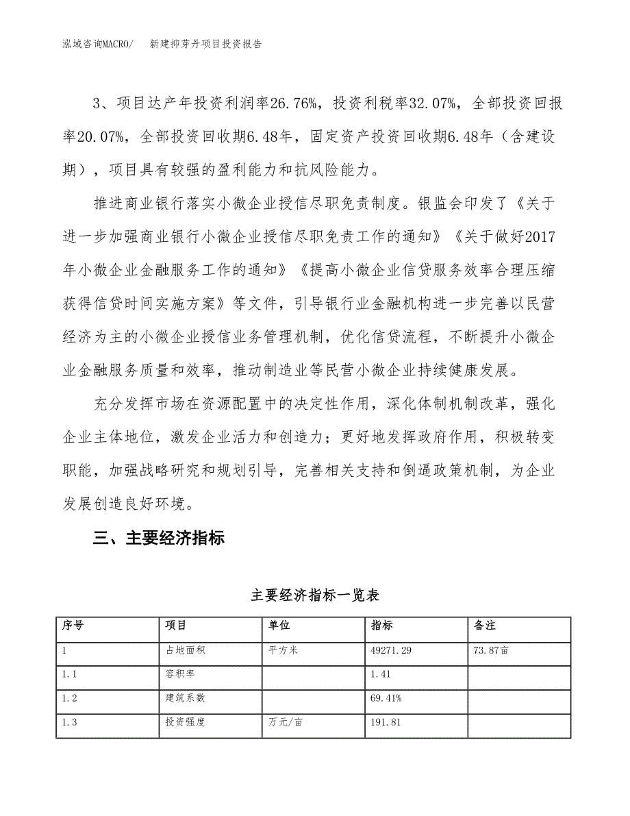 新建抑芽丹项目投资报告(项目申请).docx_第4页