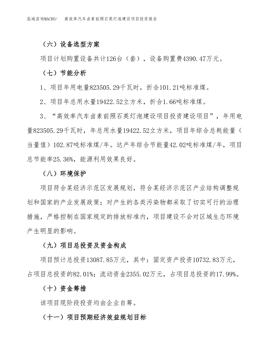 高效率汽车卤素前照石英灯泡建设项目投资报告.docx_第2页