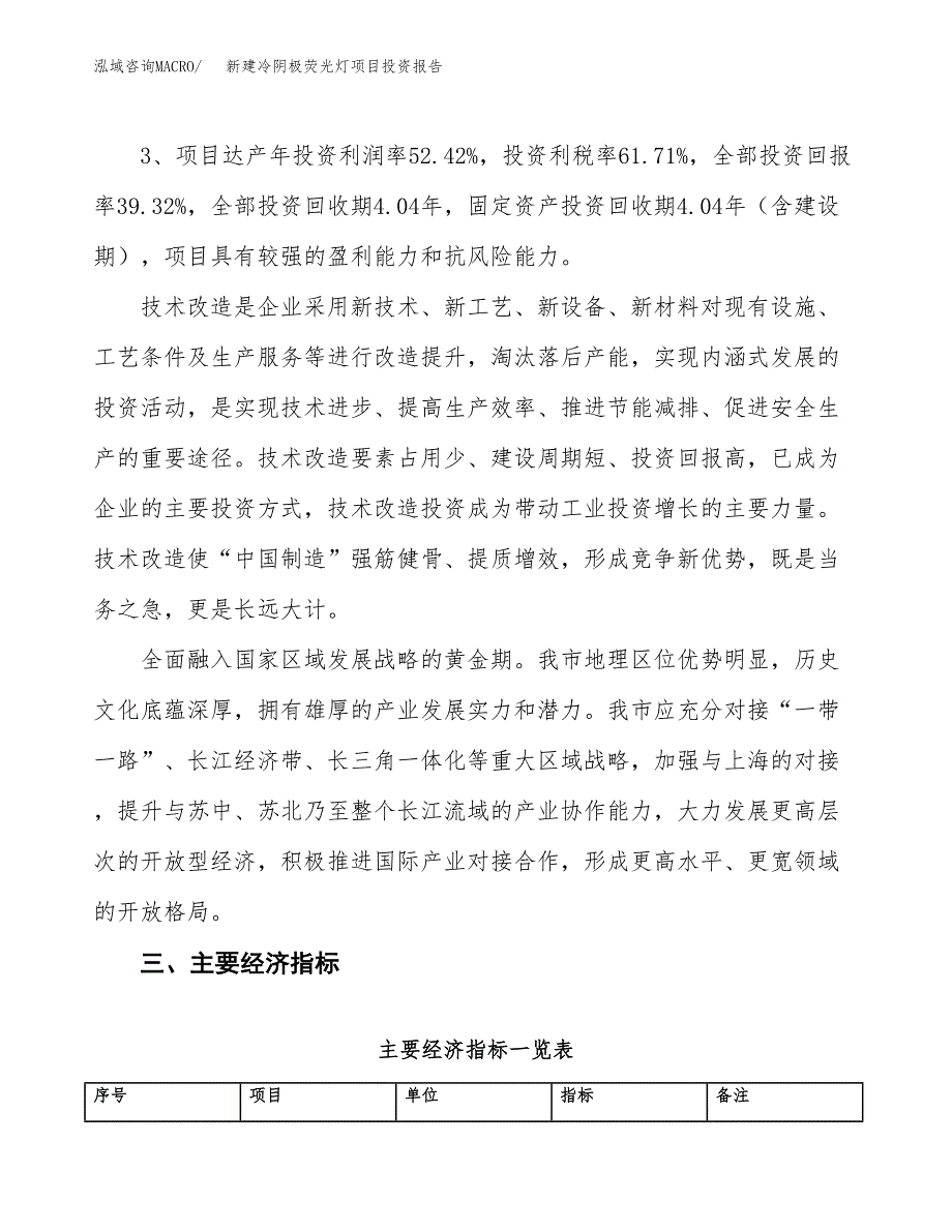 新建冷阴极荧光灯项目投资报告(项目申请).docx_第4页