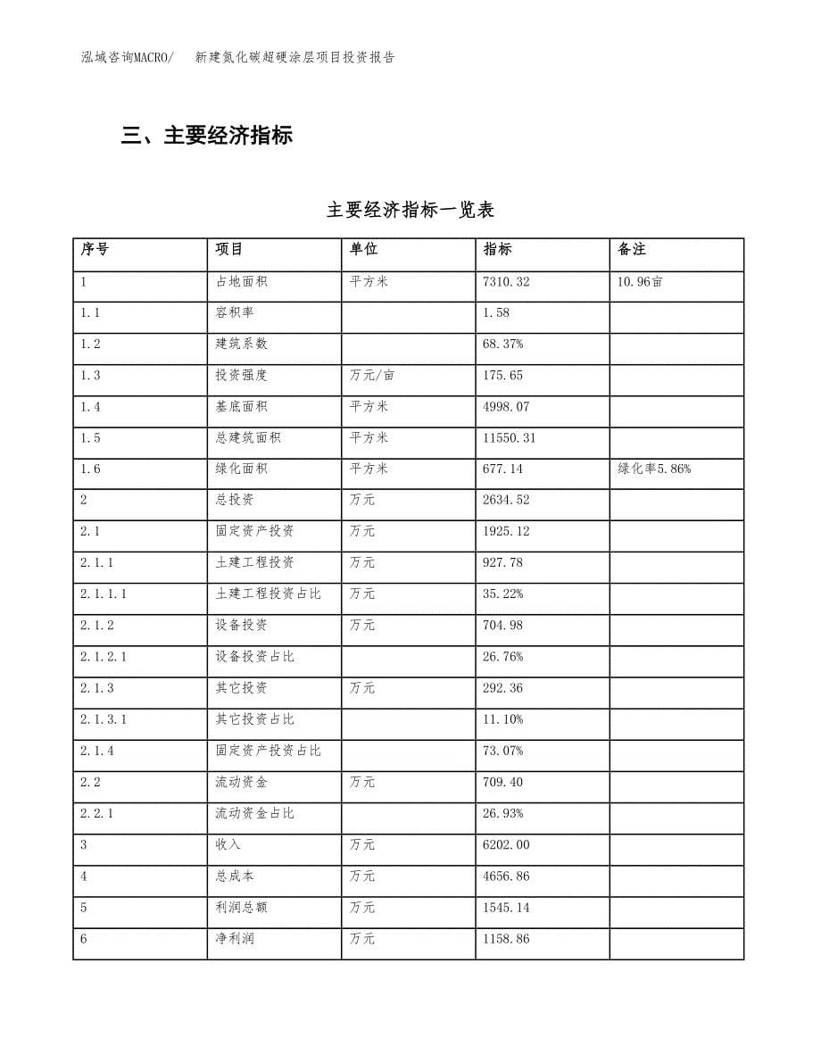 新建氮化碳超硬涂层项目投资报告(项目申请).docx_第5页