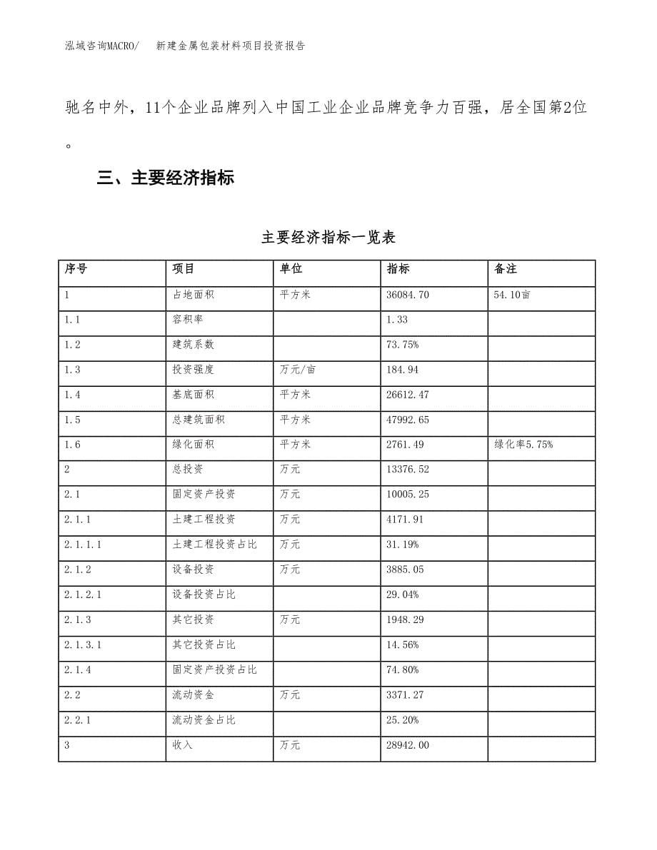 新建金属包装材料项目投资报告(项目申请).docx_第5页