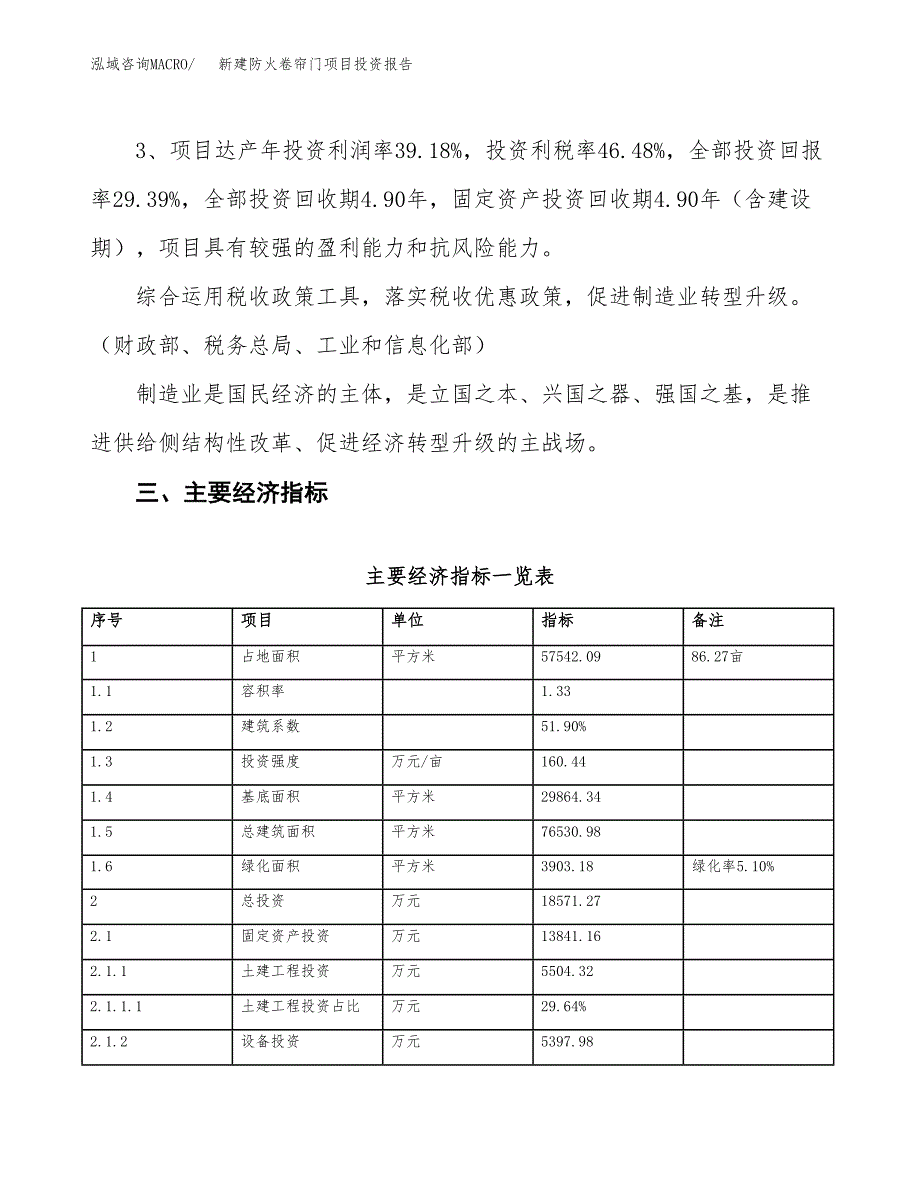 新建防火卷帘门项目投资报告(项目申请).docx_第4页