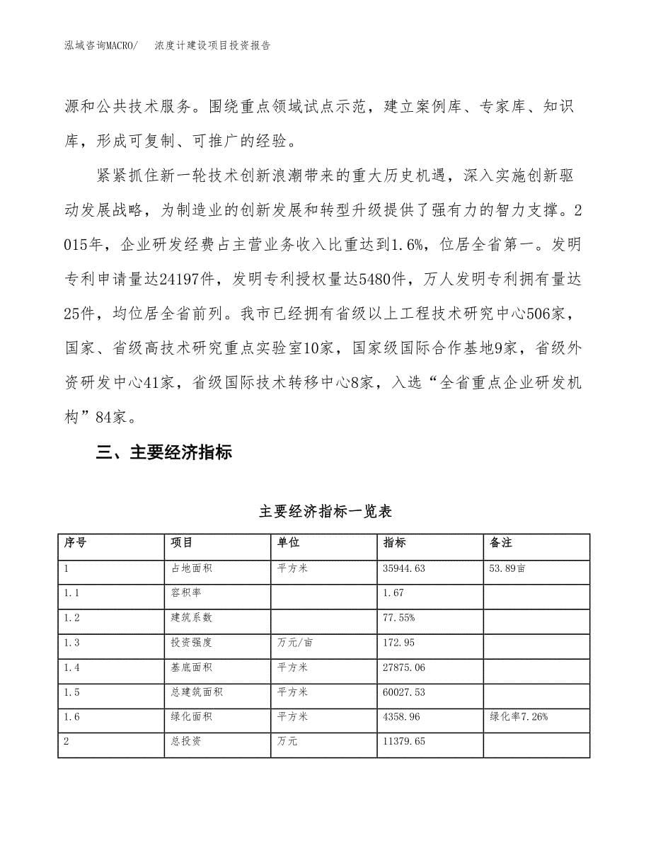 浓度计建设项目投资报告.docx_第5页