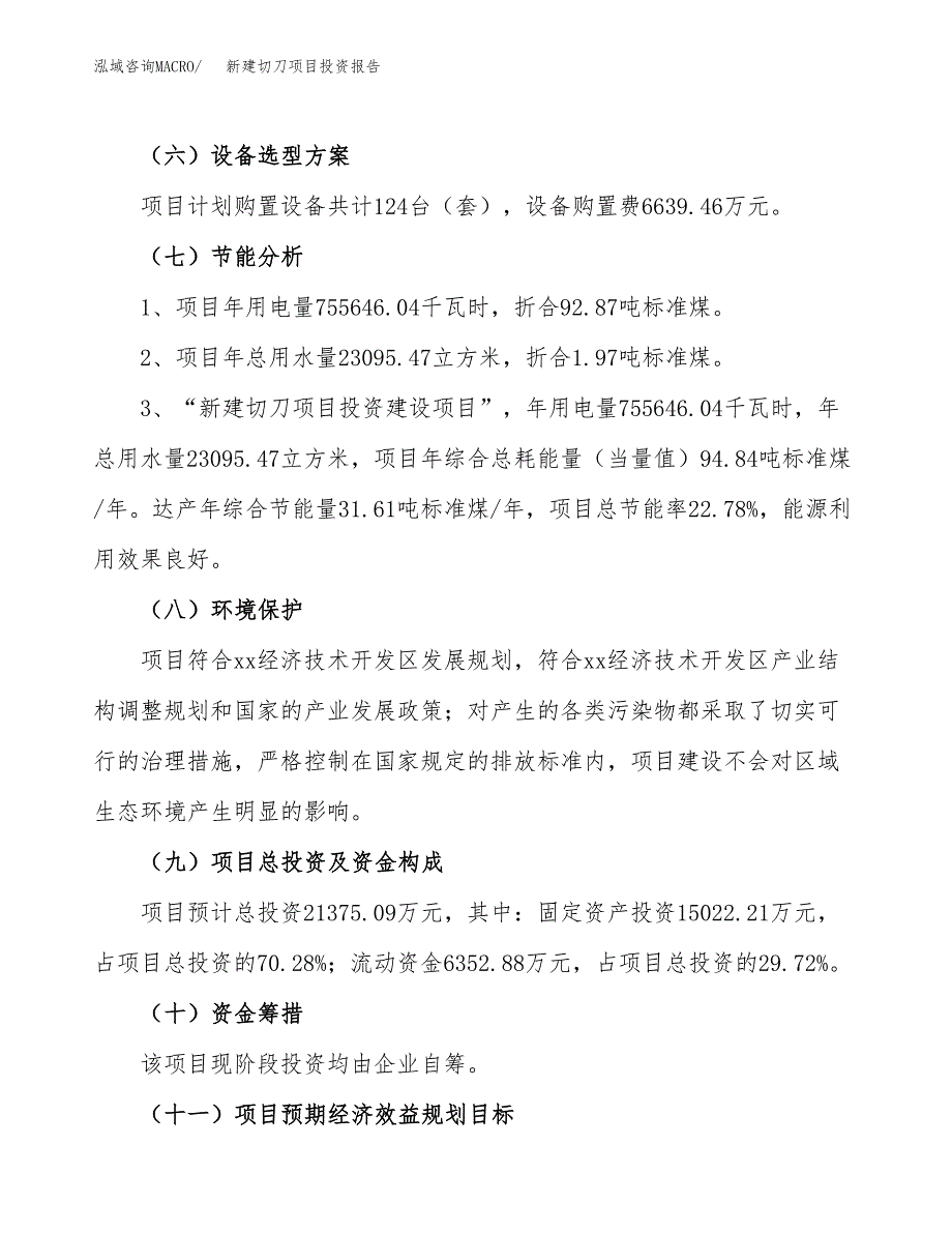 新建切刀项目投资报告(项目申请).docx_第2页