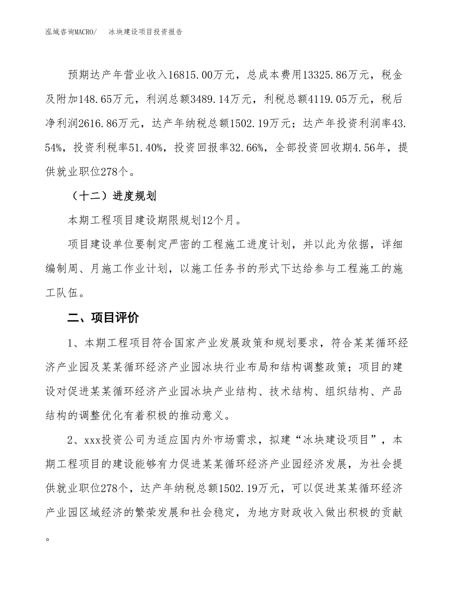 冰块建设项目投资报告.docx_第3页