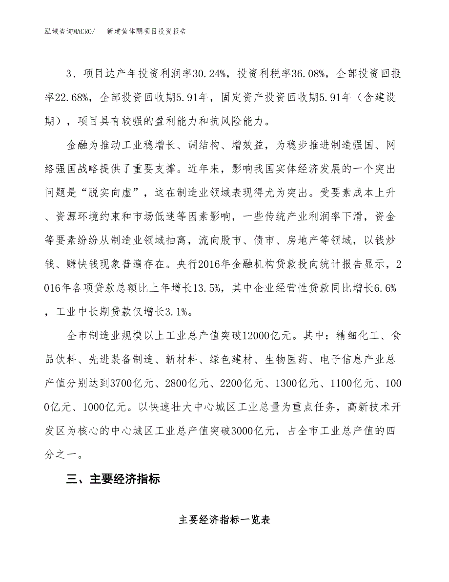 新建黄体酮项目投资报告(项目申请).docx_第4页