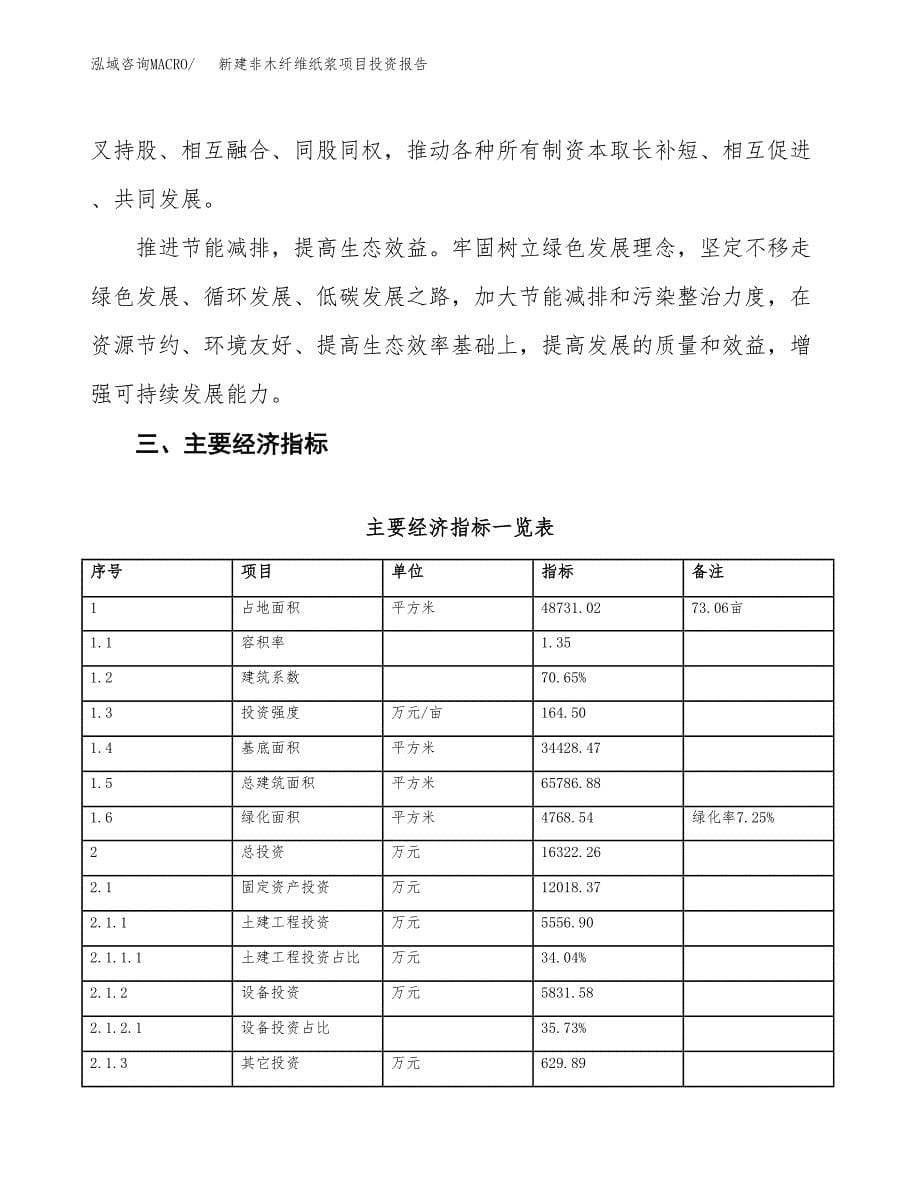 新建非木纤维纸浆项目投资报告(项目申请).docx_第5页