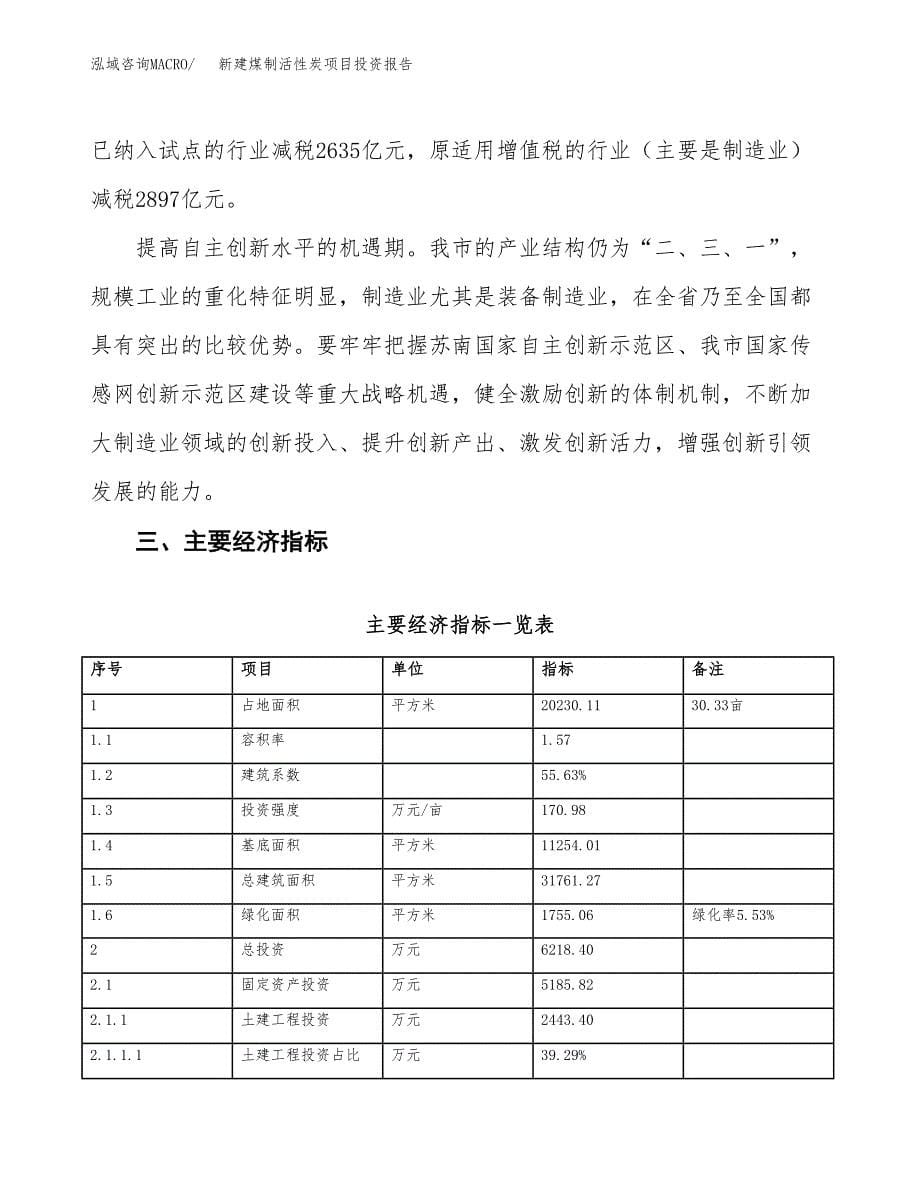 新建煤制活性炭项目投资报告(项目申请).docx_第5页