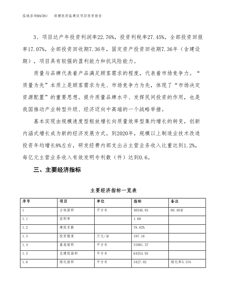 保健医药盐建设项目投资报告.docx_第4页