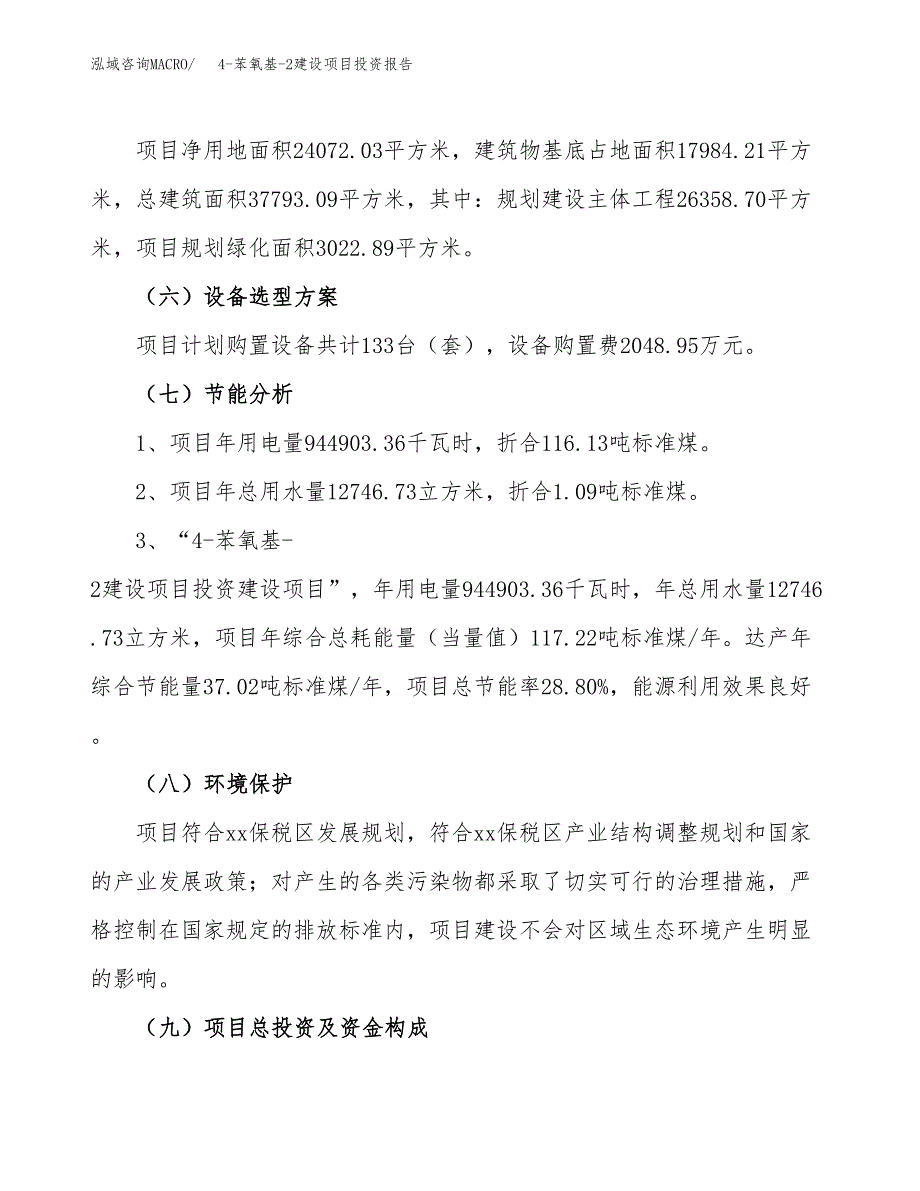 4-苯氧基-2建设项目投资报告.docx_第2页