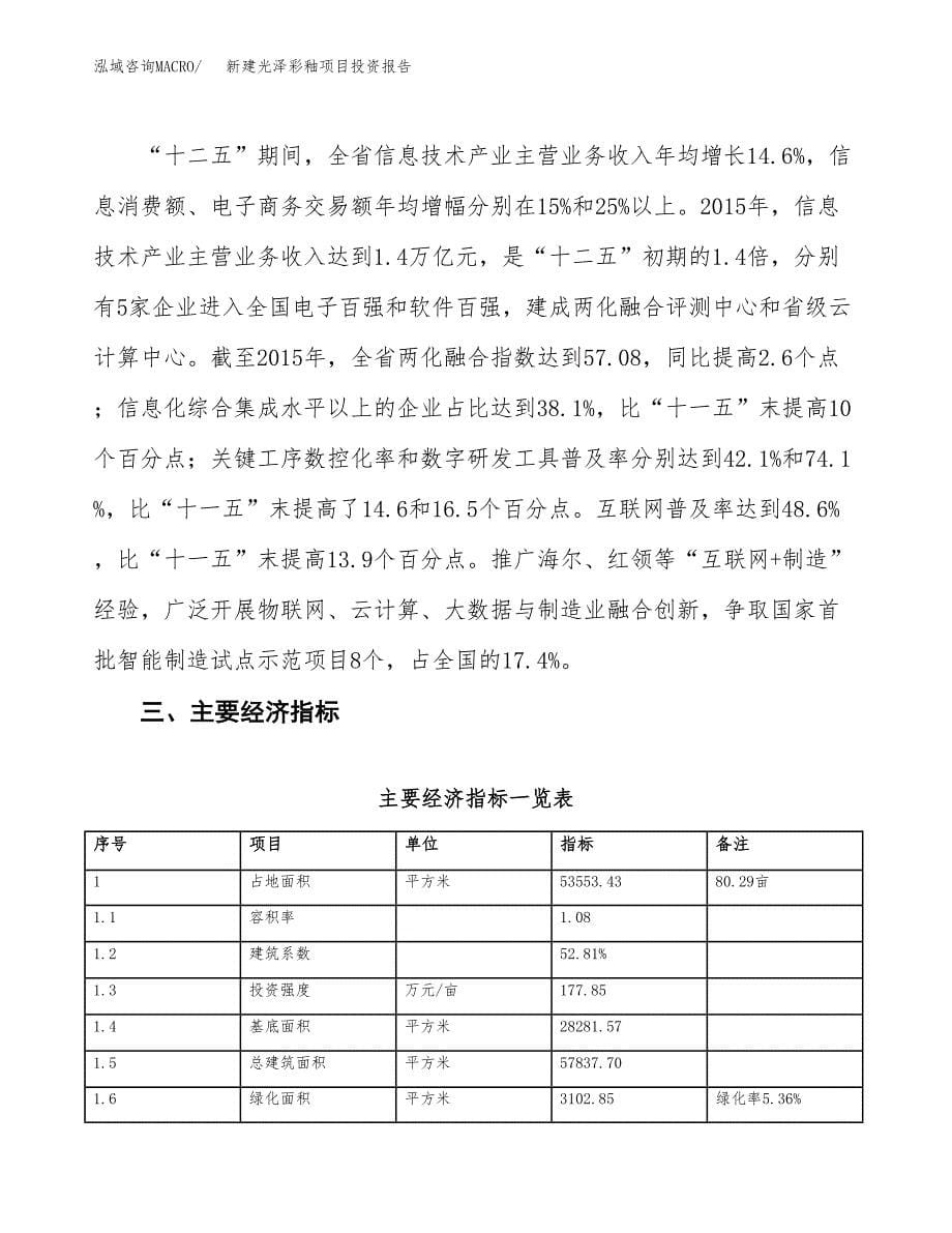新建光泽彩釉项目投资报告(项目申请).docx_第5页