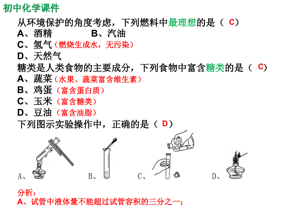 2016年天津市初中化学中考试题课件（精析）_第2页