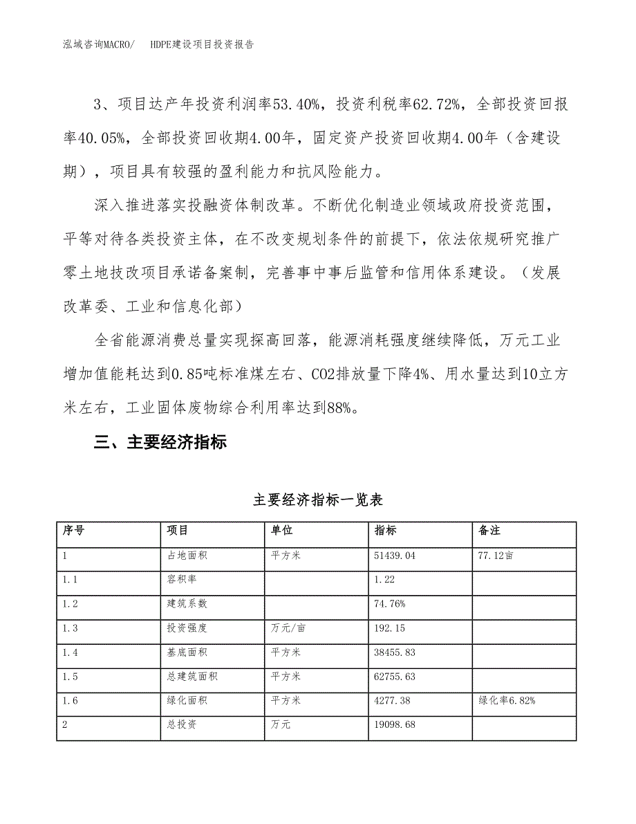 HDPE建设项目投资报告.docx_第4页