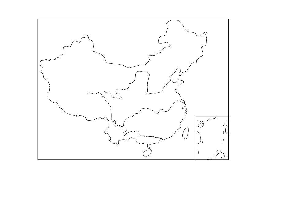 地理空白地图大全_第3页