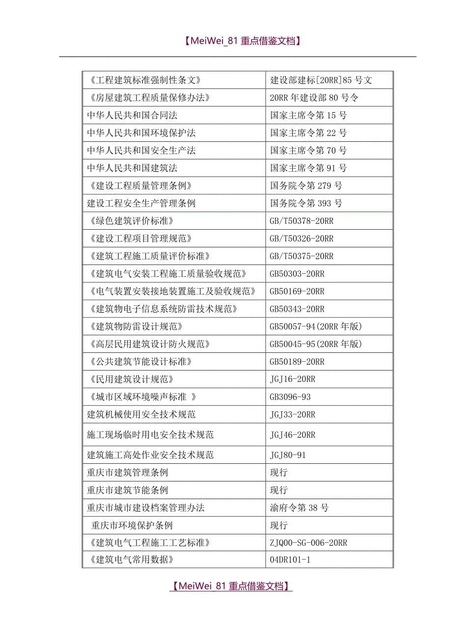 【9A文】建筑工程防雷接地专项施工方案_第5页