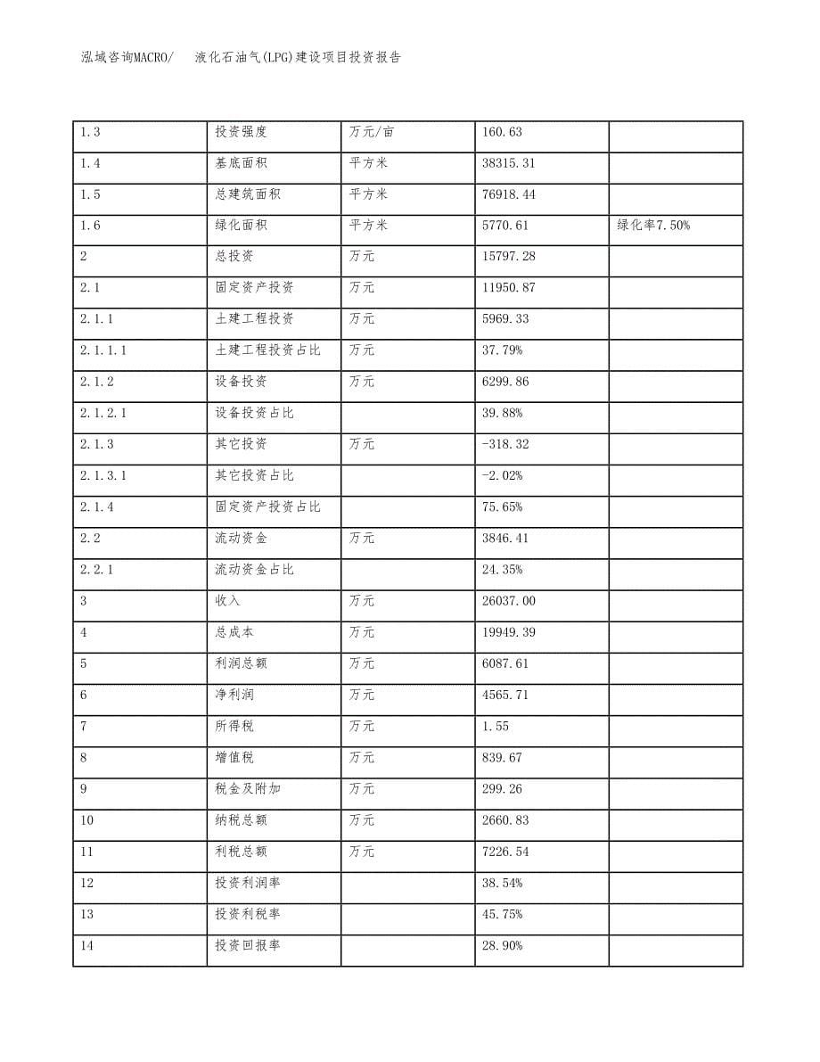 液化石油气(LPG)建设项目投资报告.docx_第5页