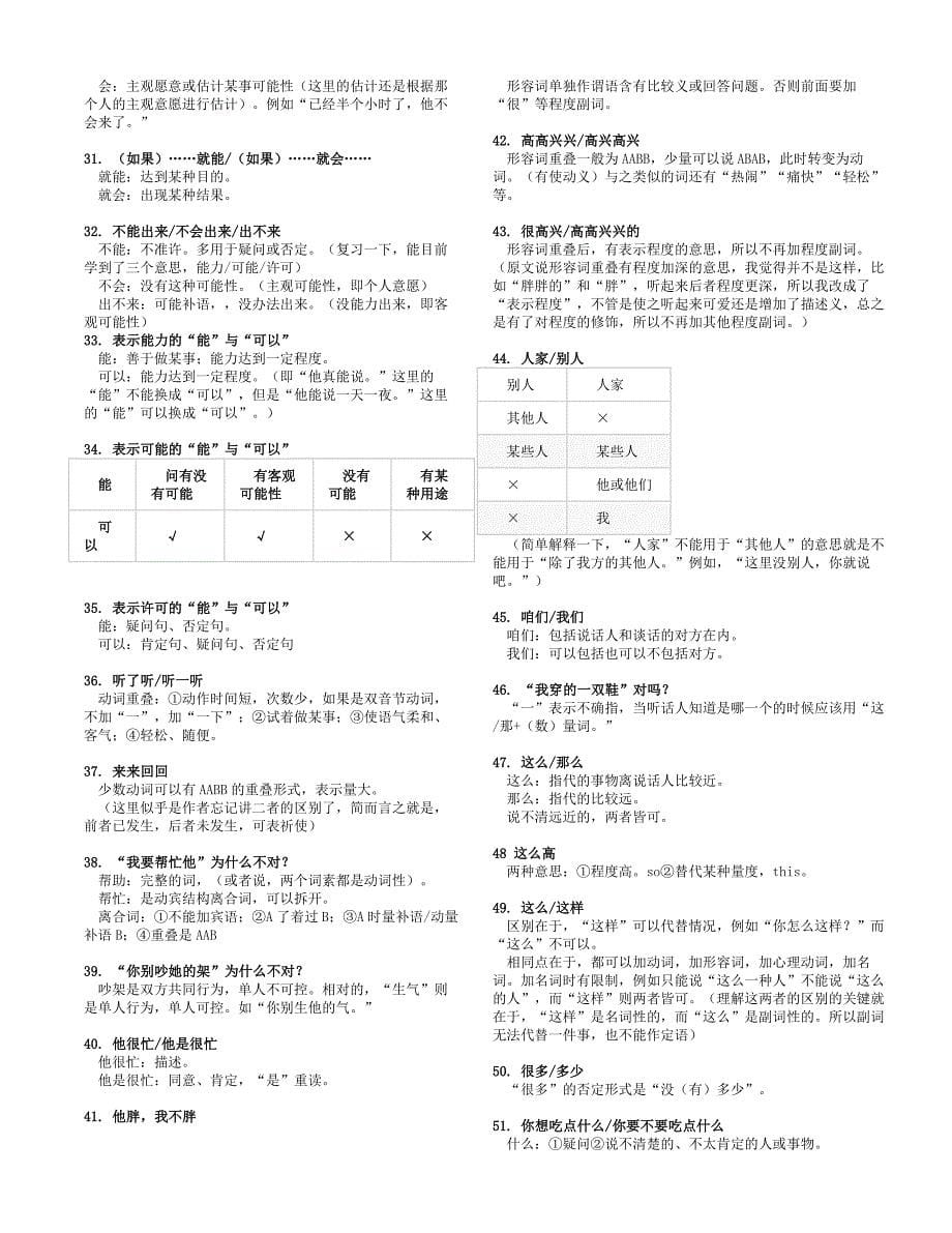 《对外汉语语法释疑201例》笔记_第5页