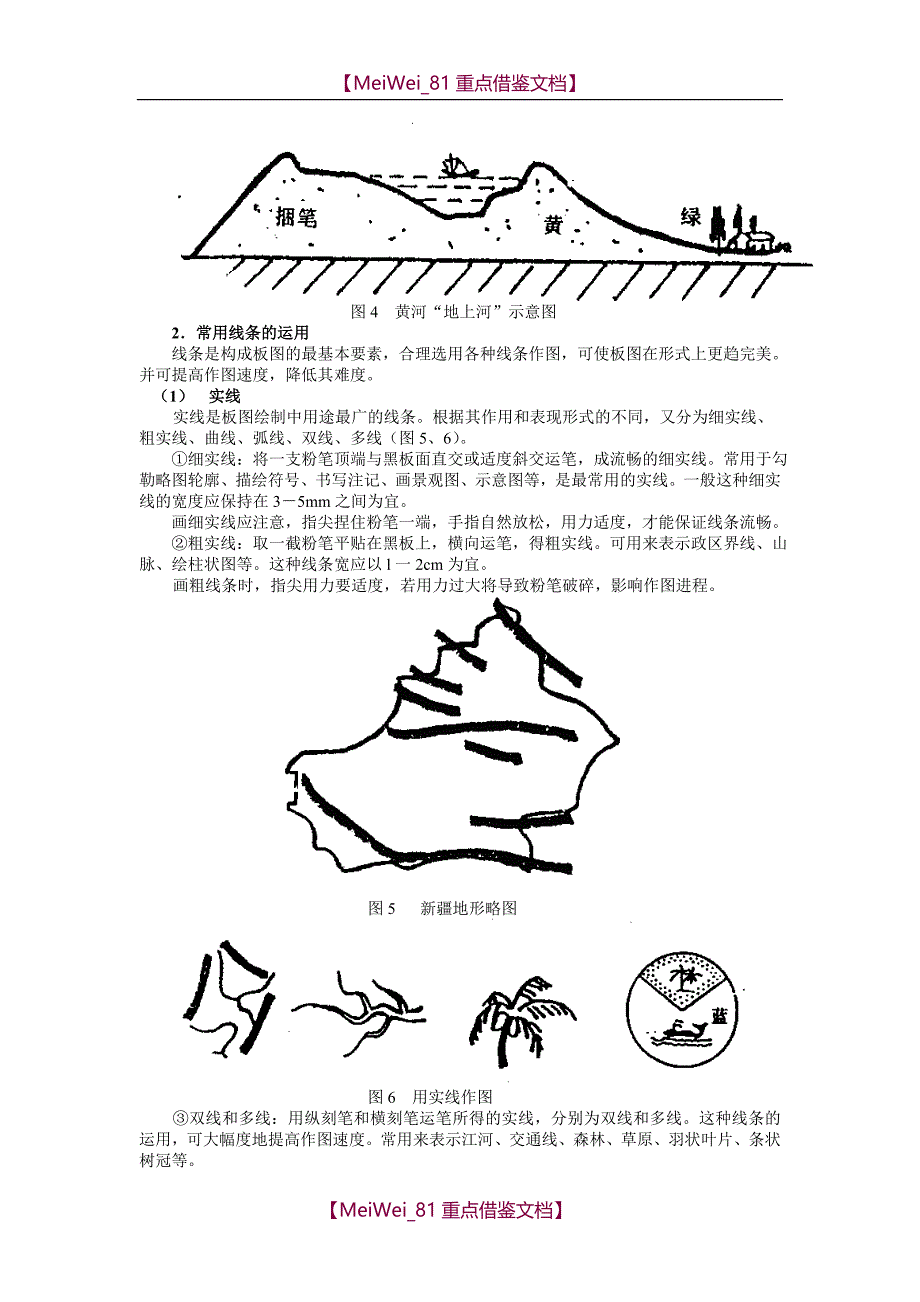 【9A文】中学地理教师基本功培训资料—简易地理板图(板画)绘画技巧_第3页