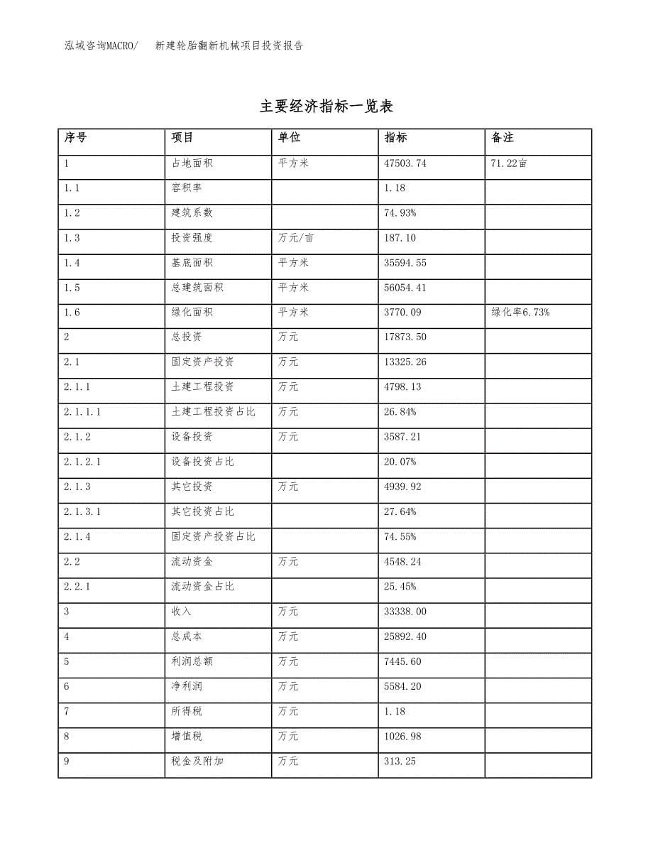 新建轮胎翻新机械项目投资报告(项目申请).docx_第5页