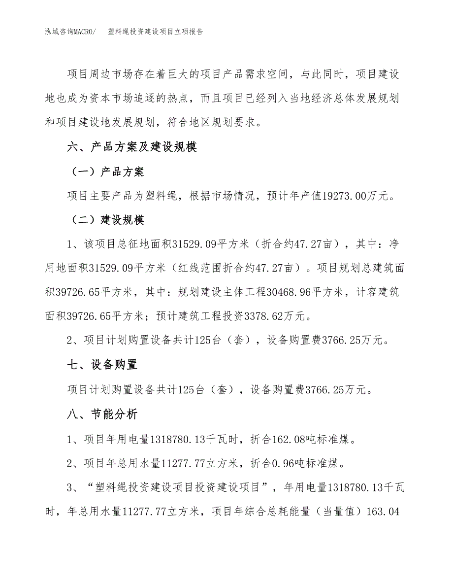 塑料绳投资建设项目立项报告(规划申请).docx_第3页