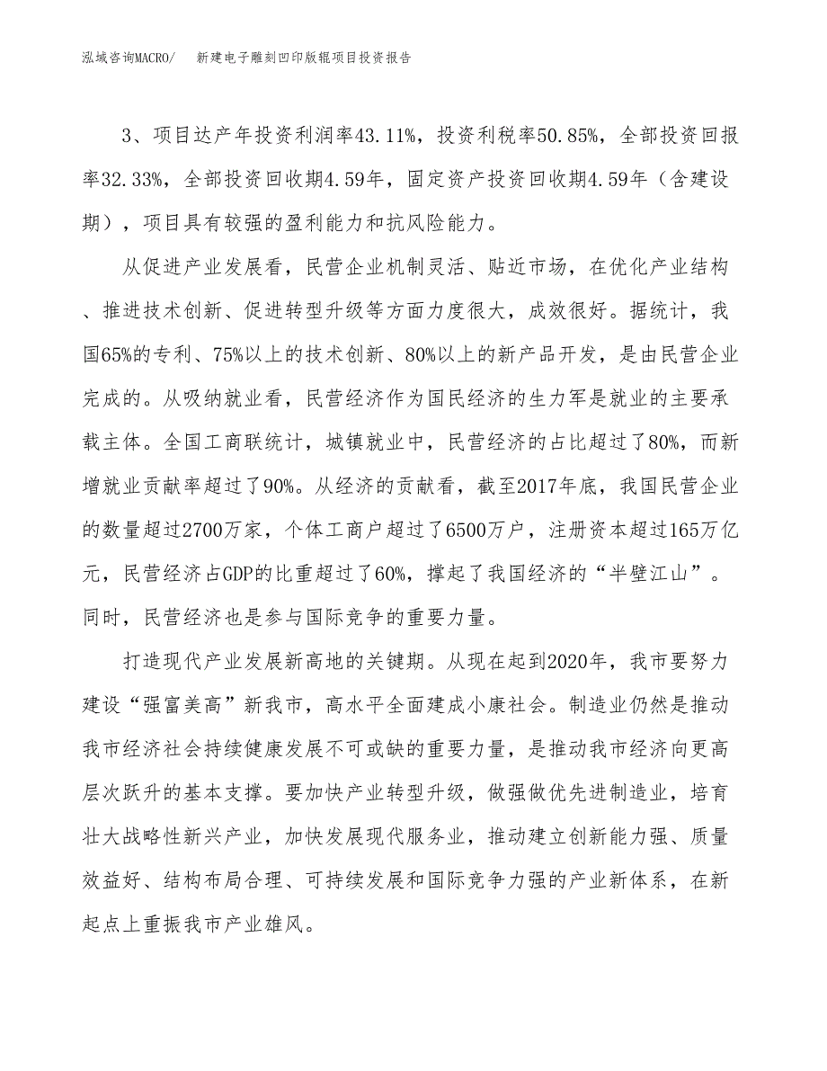 新建电子雕刻凹印版辊项目投资报告(项目申请).docx_第4页