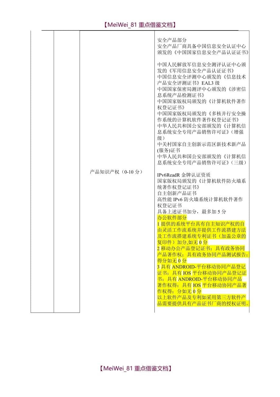 【9A文】招标文件评分标准_第5页