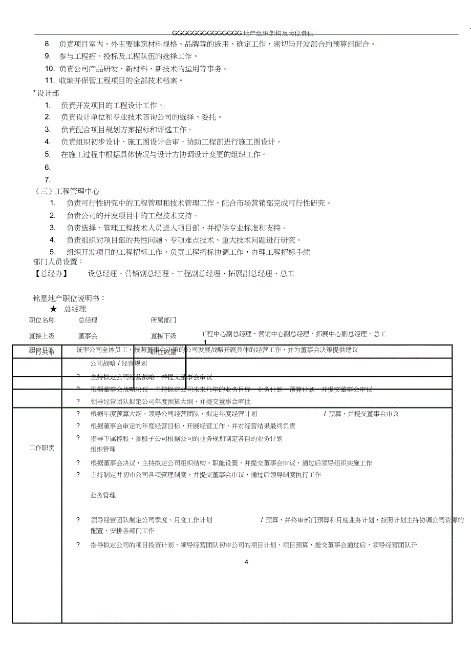 【7A文】房地产公司各职能部门职责_第4页