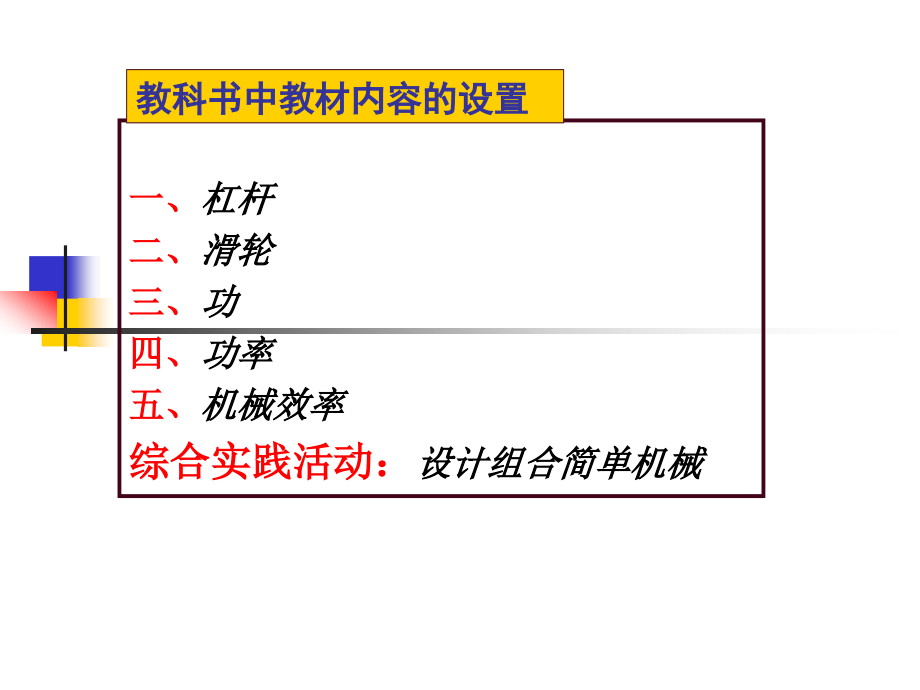 初中物理《简单机械和功——延伸人体的神臂教材建议及评价示例》_第3页