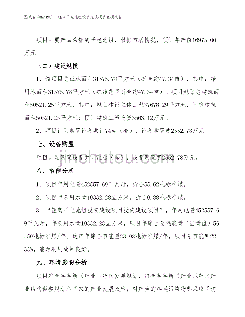 锂离子电池组投资建设项目立项报告(规划申请).docx_第4页