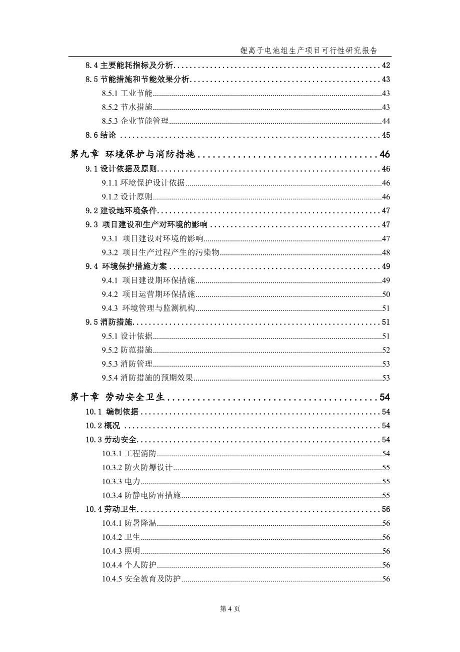 锂离子电池组生产项目可行性研究报告（备案实用案例）_第5页