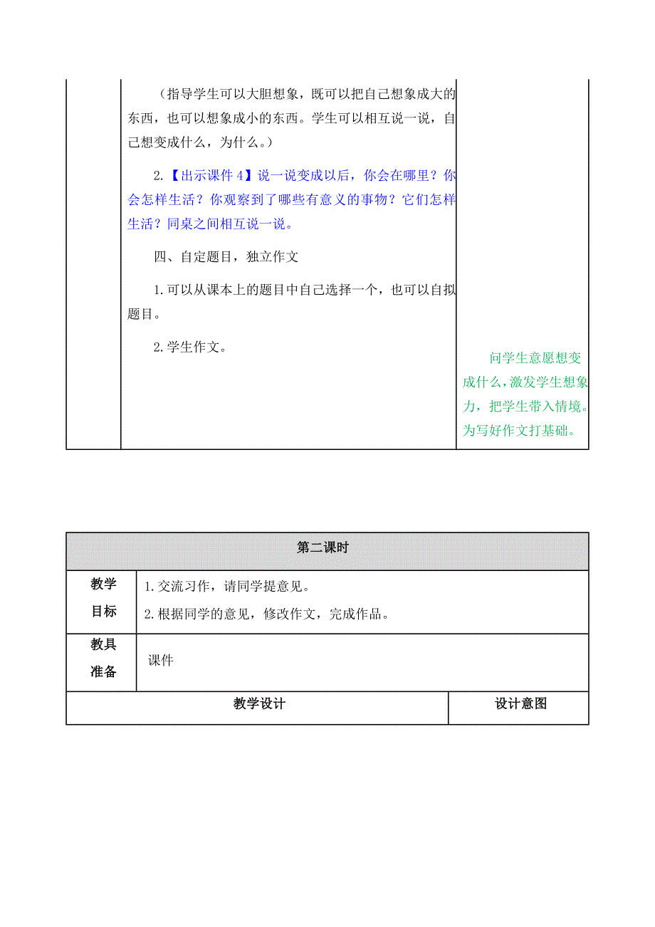 2019年部编人教版小学六年级上册语文习作《变形记》和《多彩的活动》教案设计两份合集_第3页