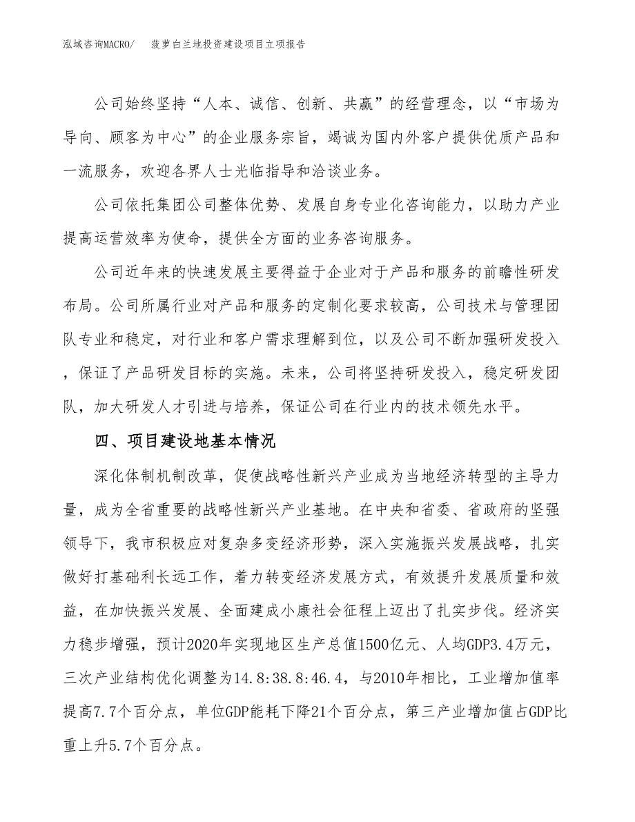 菠萝白兰地投资建设项目立项报告(规划申请).docx_第2页