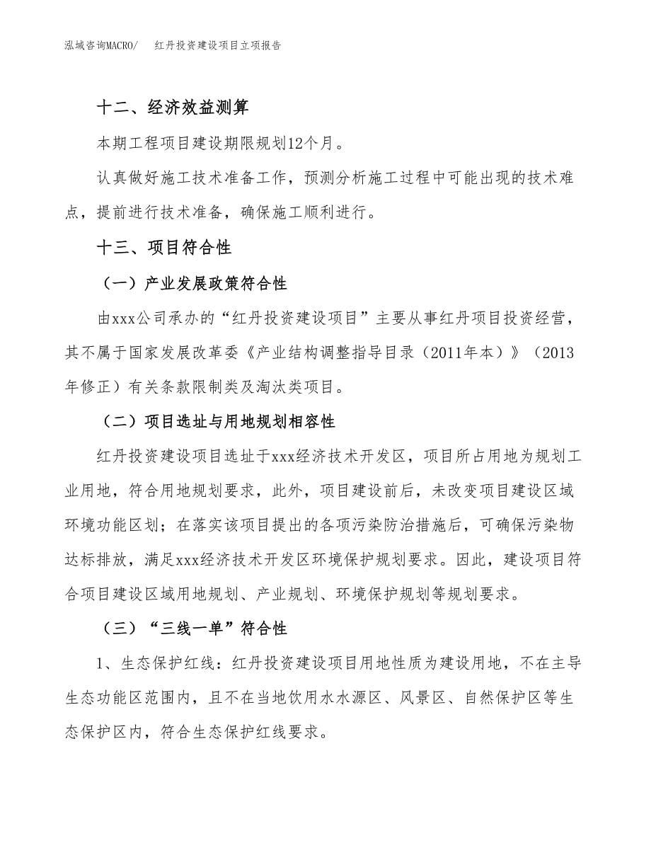 红丹投资建设项目立项报告(规划申请).docx_第5页