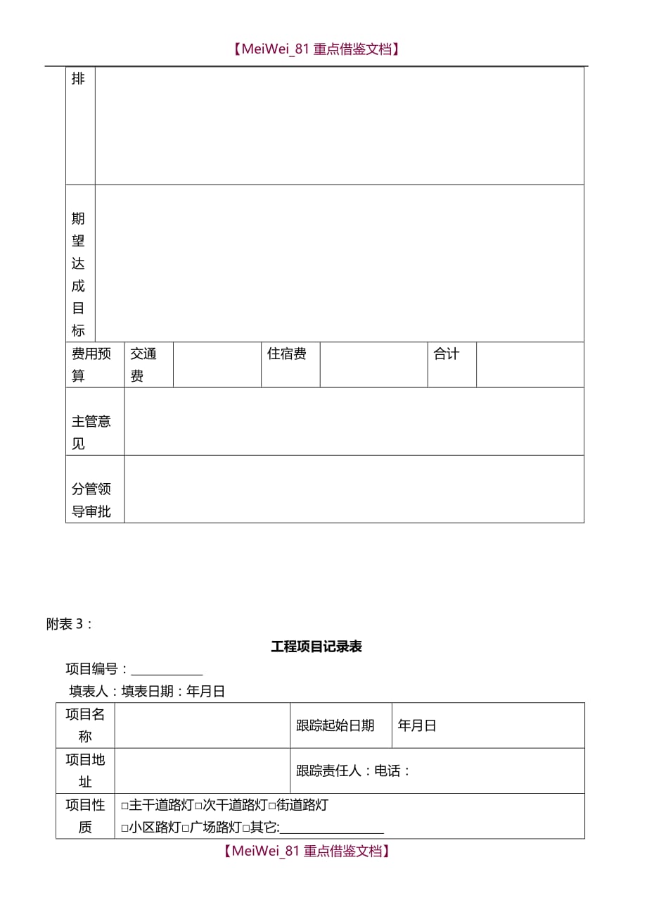 【7A文】公司销售部门常用表格_第2页