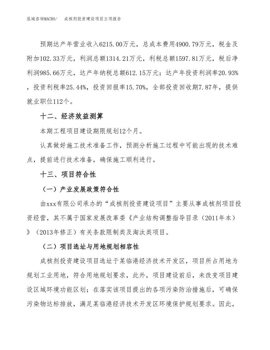 成核剂投资建设项目立项报告(规划申请).docx_第5页