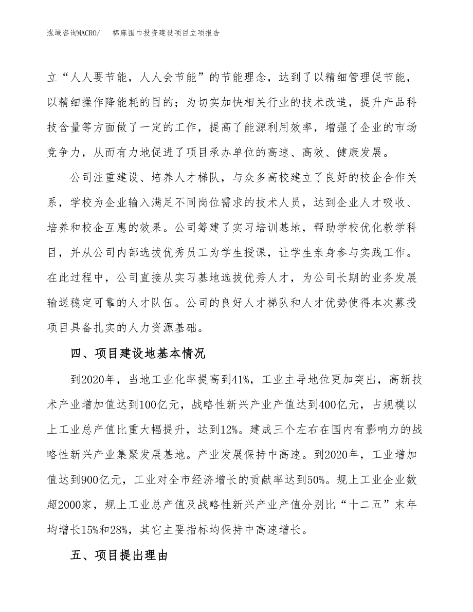 棉麻围巾投资建设项目立项报告(规划申请).docx_第3页