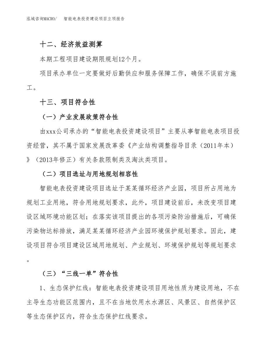 智能电表投资建设项目立项报告(规划申请).docx_第5页