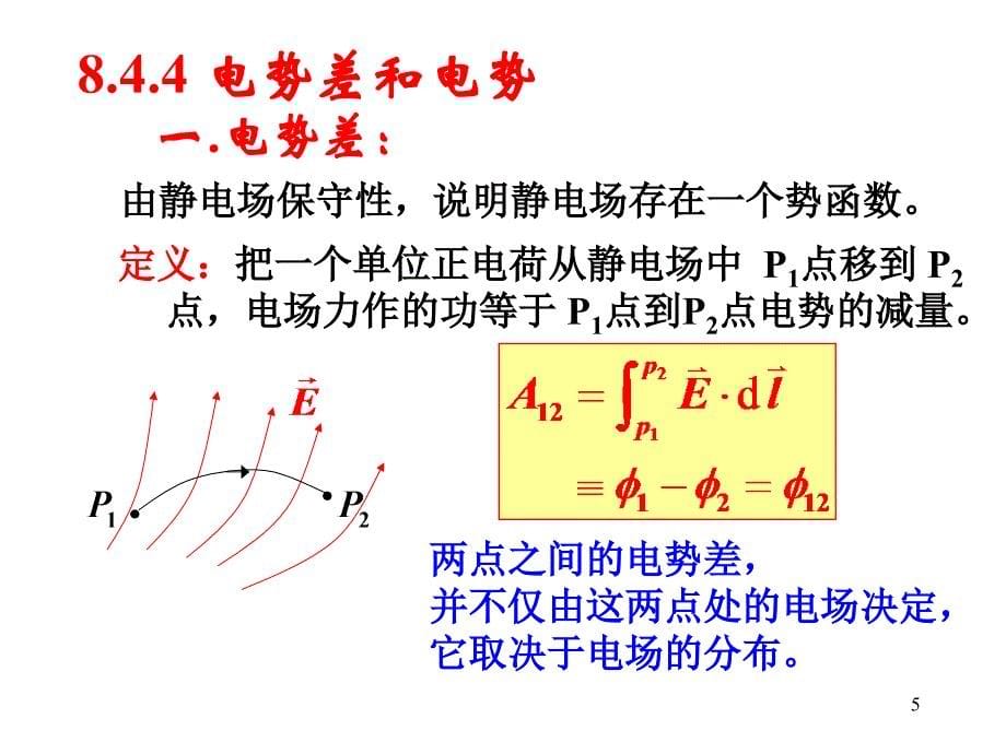 大学物理-第十二讲-静电场(2)-电势_第5页